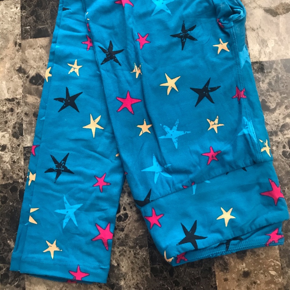Lularoe one size OS leggings blue star 🇺🇸